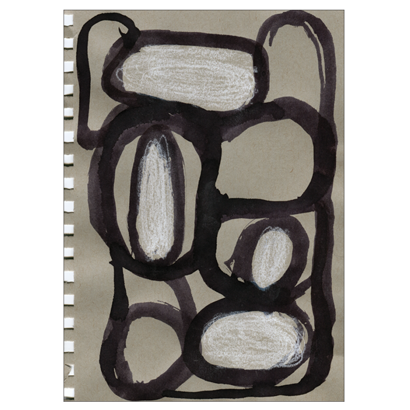 Abstract on Grey – Kunstkort