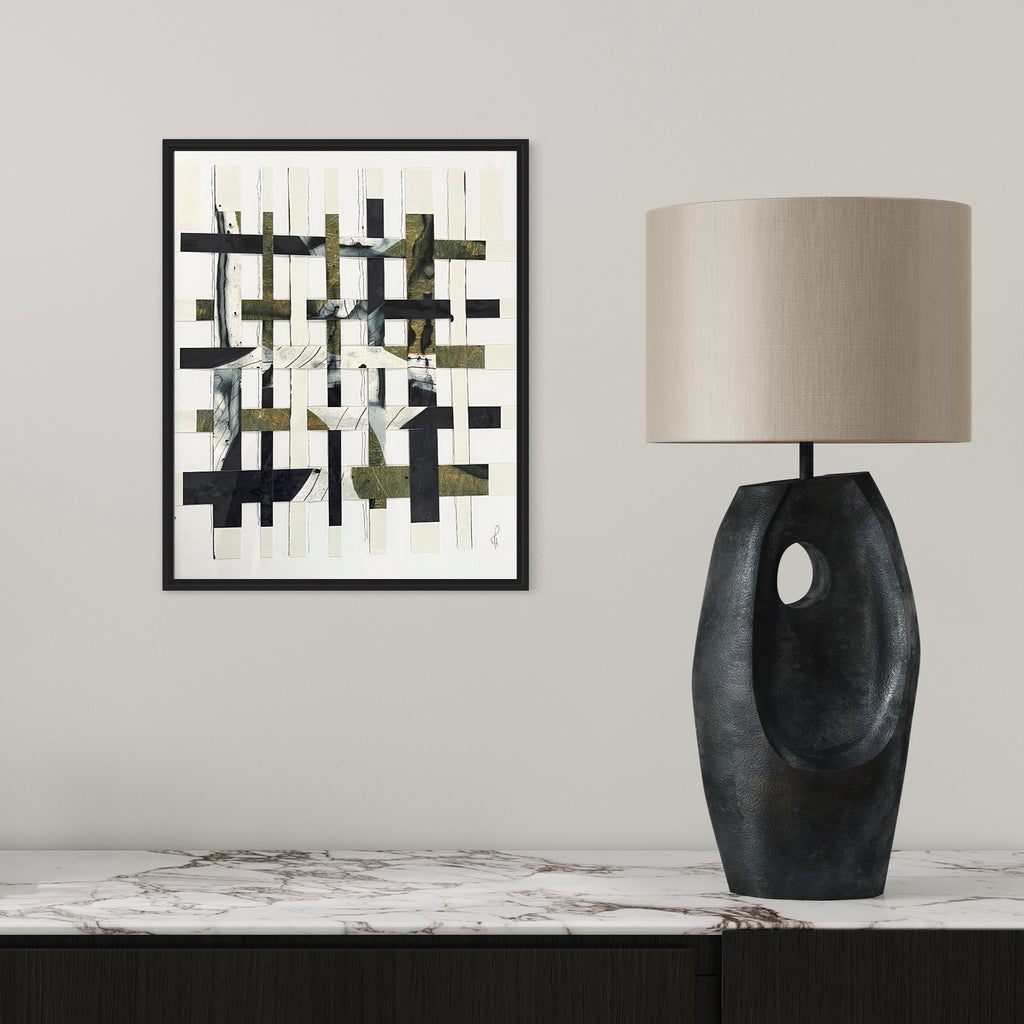 Braided Art Original – Interiør styling af flettet maleri af Mette Handberg