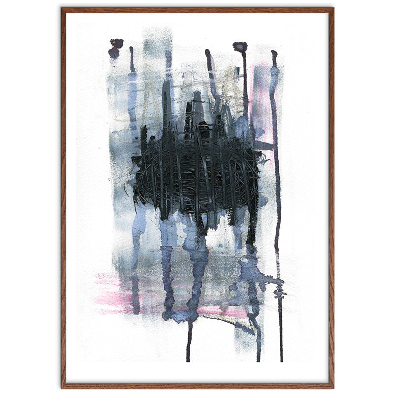 Eighty Two kunstplakat i dark oak ramme – af Mette Handberg