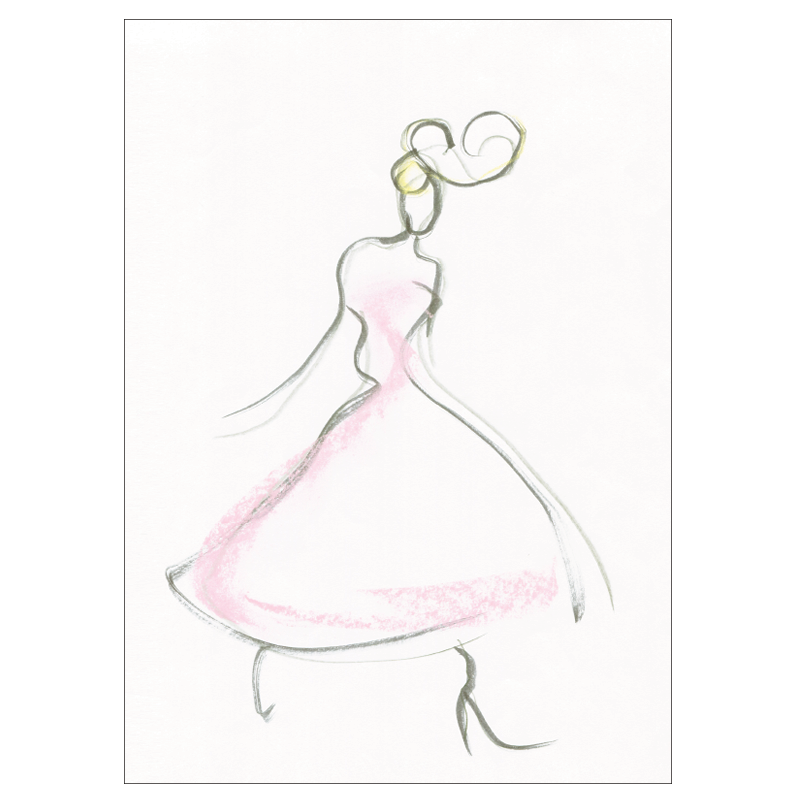 Fashionable 5 Minutes kunstplakat af Mette Handberg