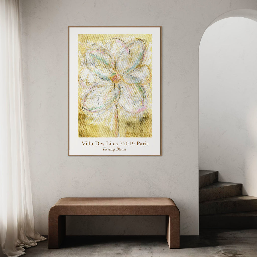  Fleeting Bloom kunstplakat i entreen