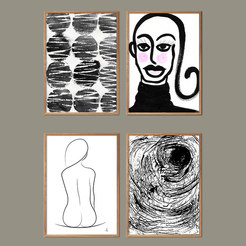 Blushing Girl – Kunstkort