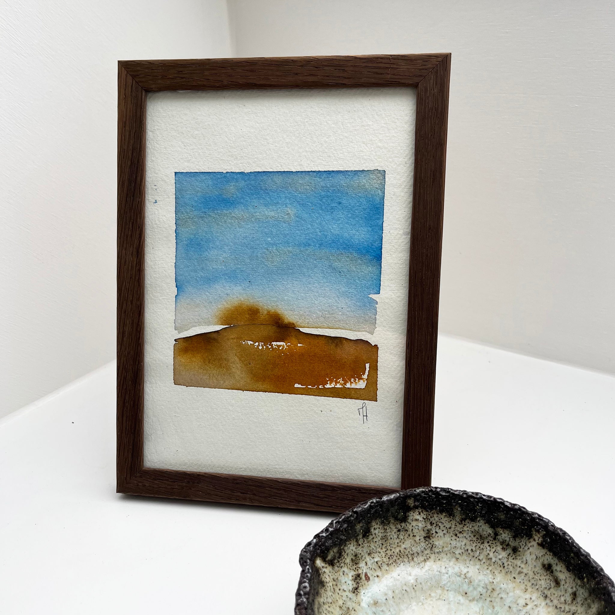 Landscape A5 Original – interiørstyling, maleri af Mette Handberg