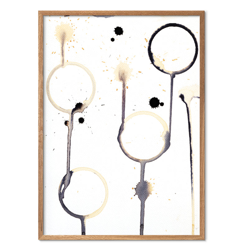 Morning Coffee i egeramme – Limited Edition kunstplakat af Mette Handberg