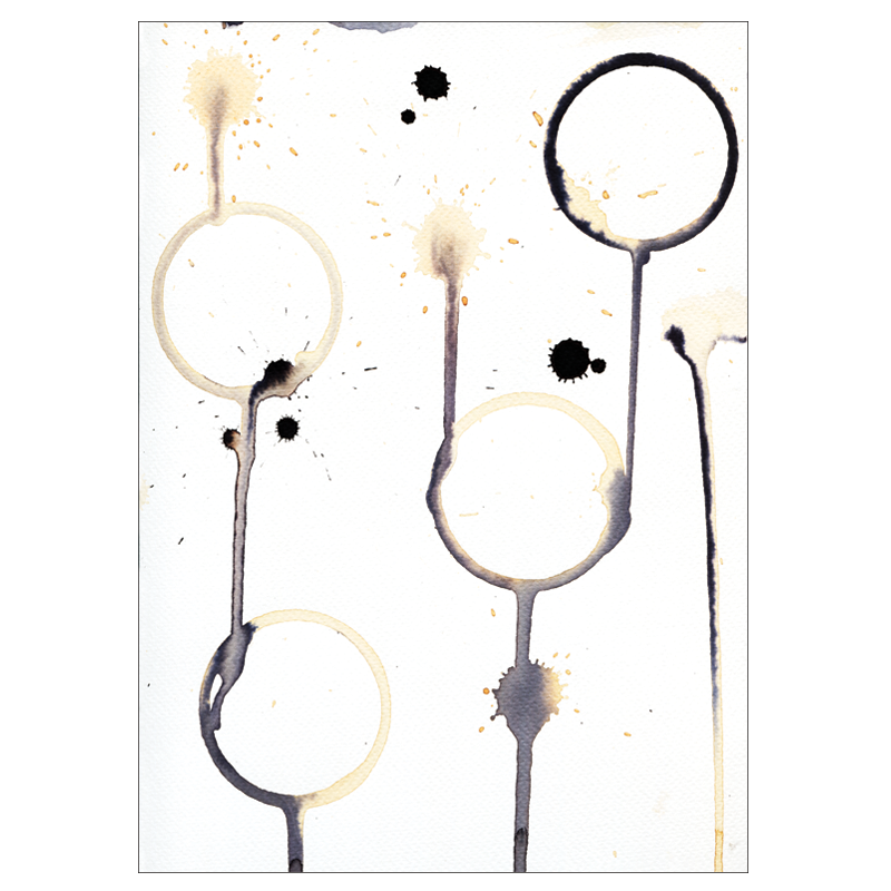 Limited Edition kunstplakat – Morning Coffee, stemningsfuldt motiv af Mette Handberg