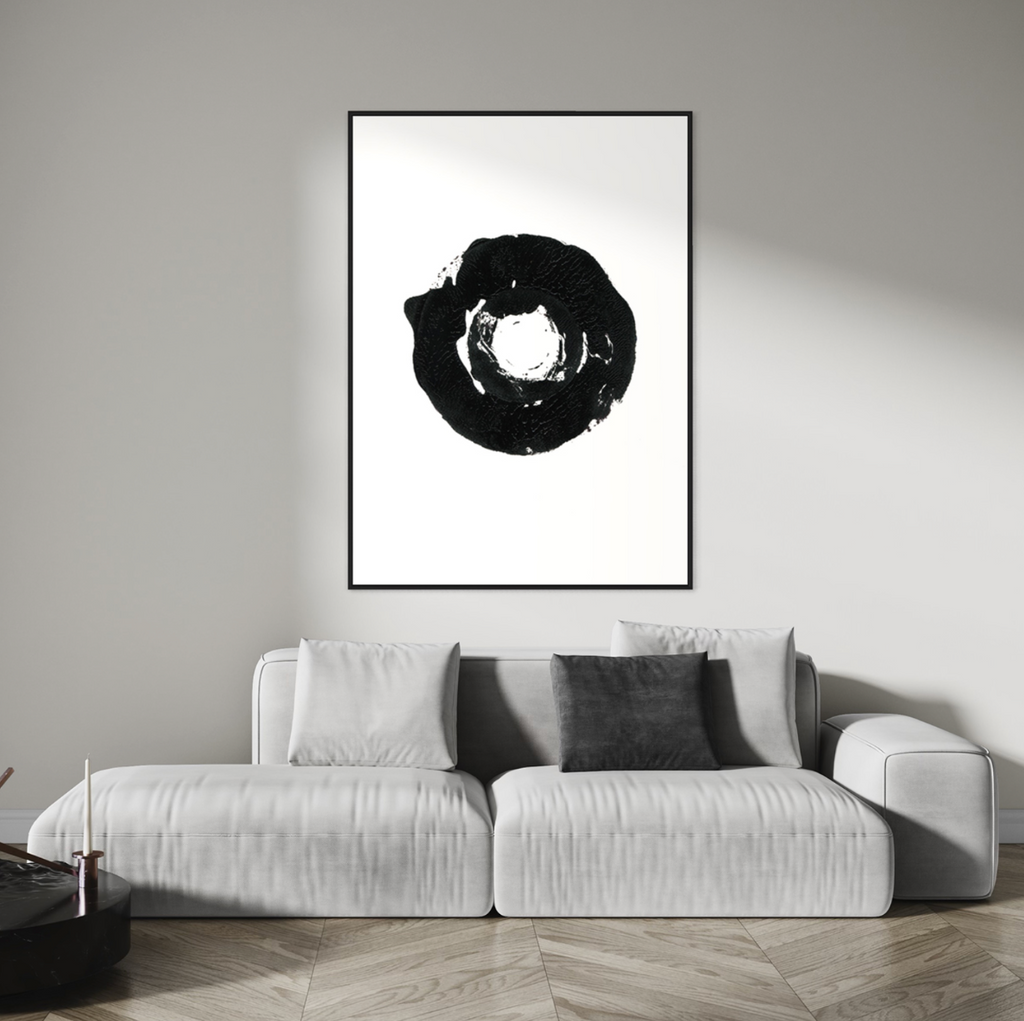 New Circle kunstplakat – interiørstyling af Mette Handberg