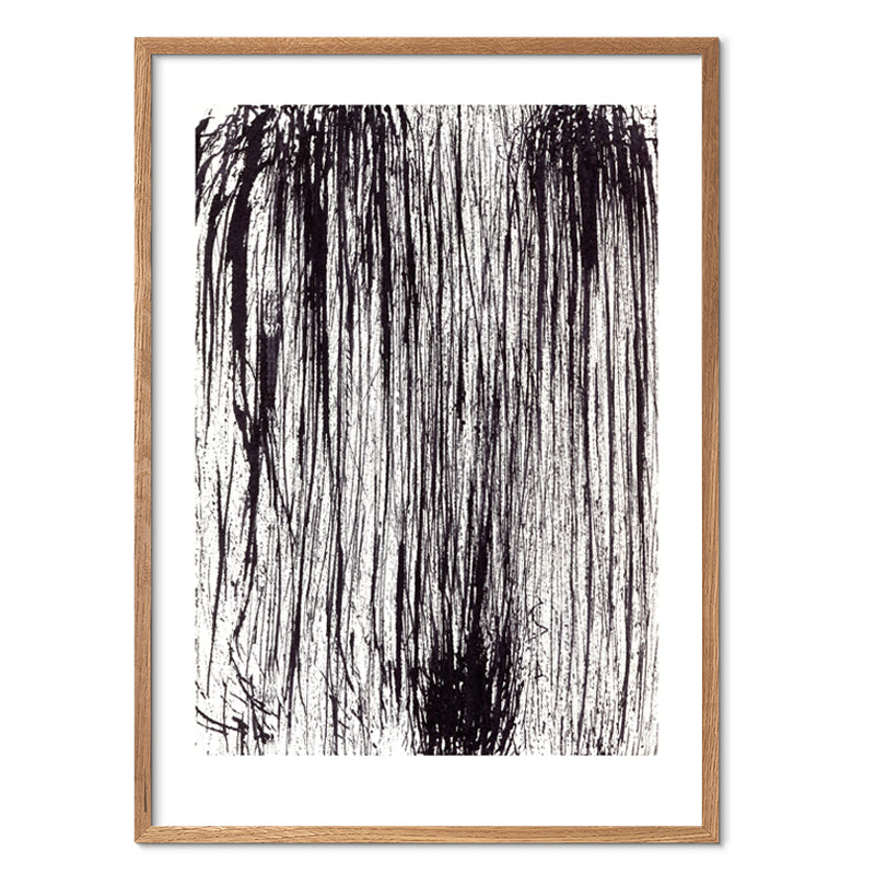 Nordic Abstract kunstplakat i egeramme – af Mette Handberg