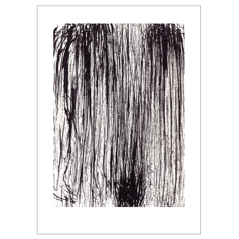 Nordic Abstract – abstrakt kunstplakat af Mette Handberg, nordisk stemning i dæmpede toner