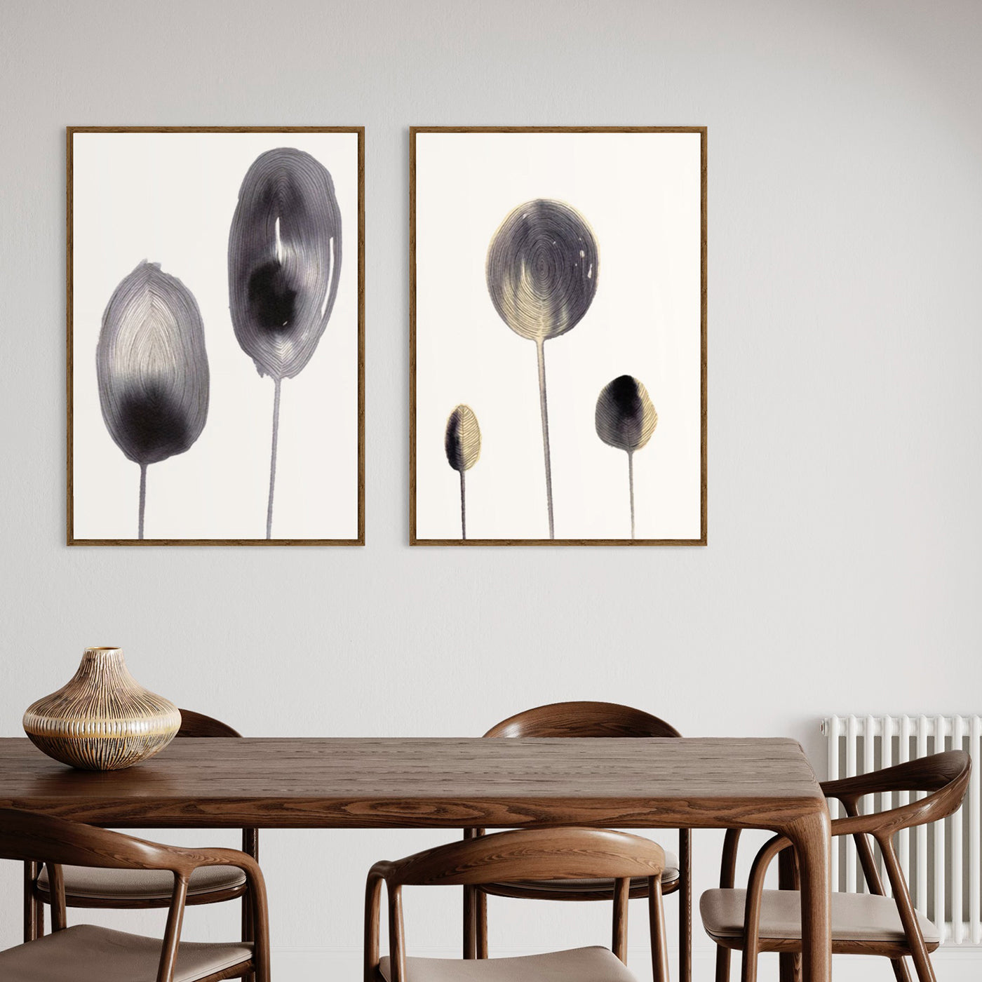 Organic Beige kunstplakat – interiørstyling af Mette Handberg
