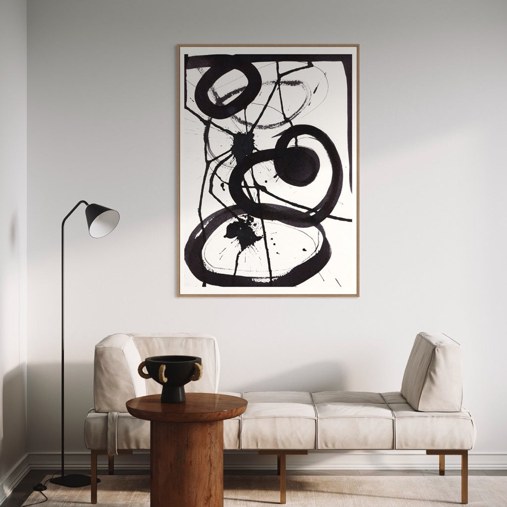 Reflections kunstplakat – interiørstyling af Mette Handberg