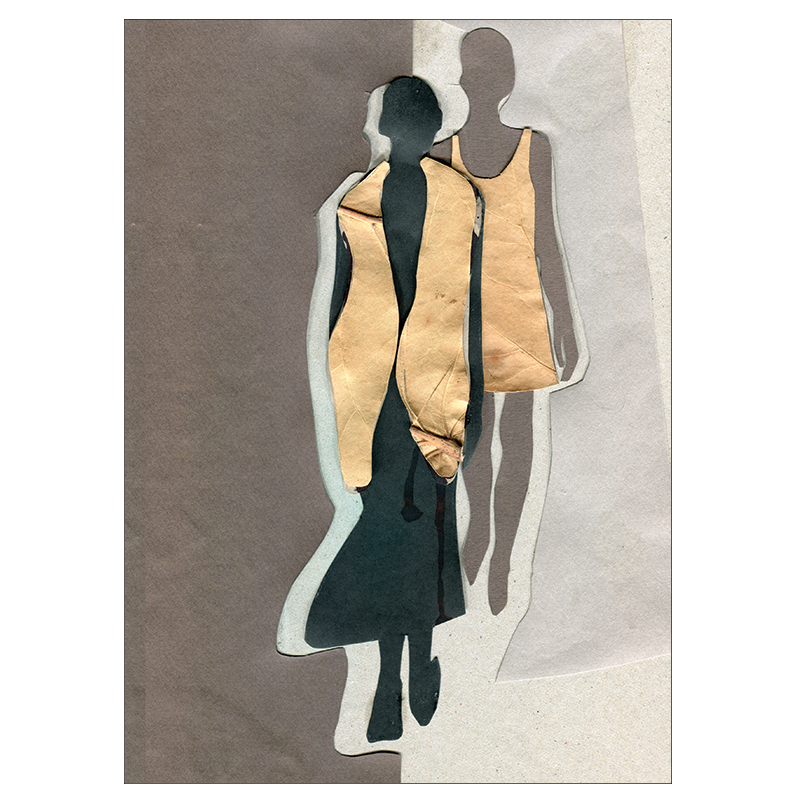 Silhouettes kunstplakat af Mette Handberg