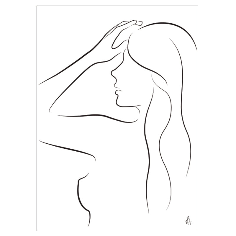  Simple Silhouette kunstplakat af Mette Handberg