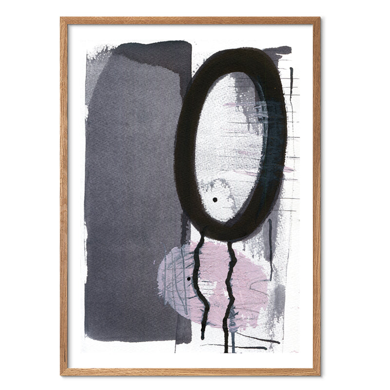 Stability kunstplakat i egeramme – Limited Edition af Mette Handberg
