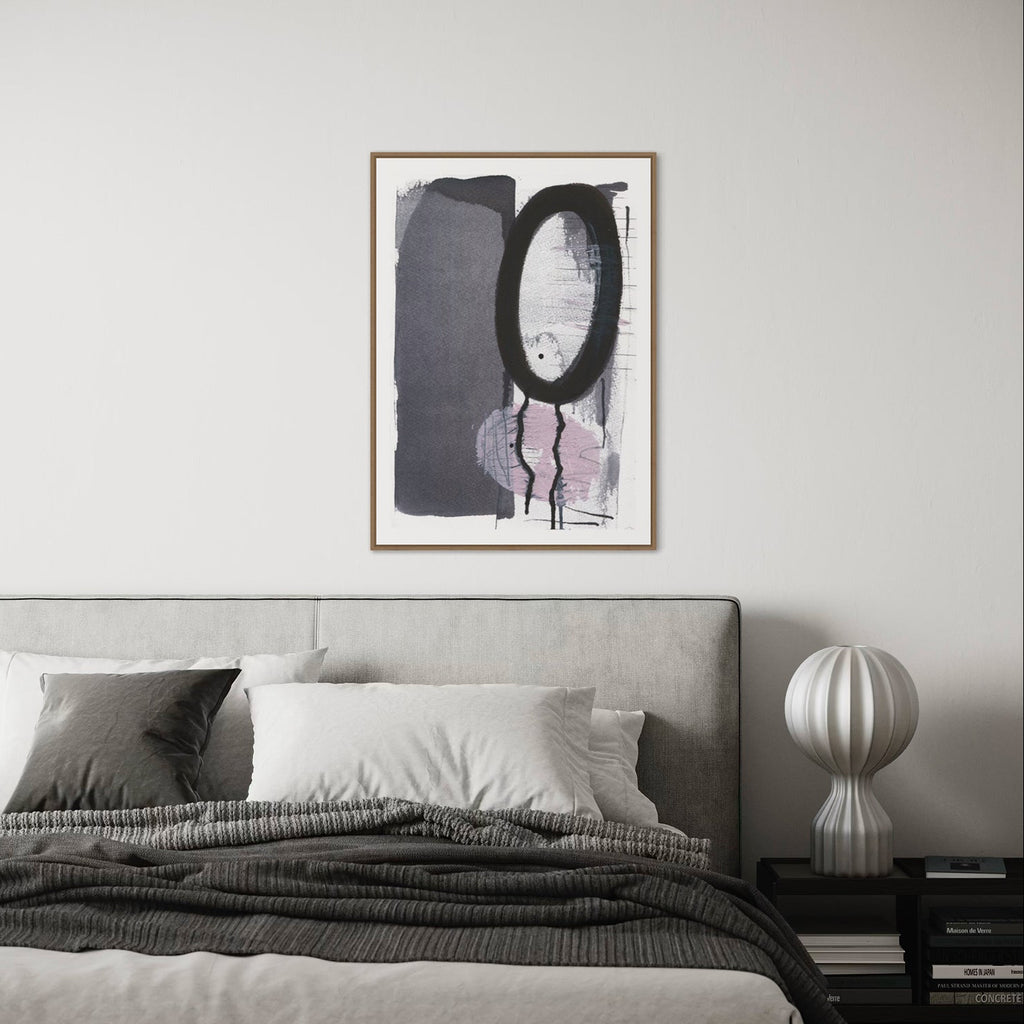 Stability Limited Edition – soveværelse interiørstyling med kunstplakat af Mette Handberg