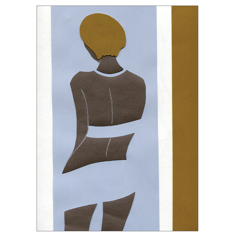 Standing Girl kunstplakat af Mette Handberg