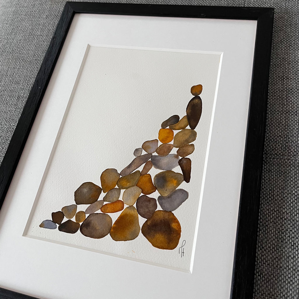 Still Stones Original – interiørstyling, maleri af Mette Handberg