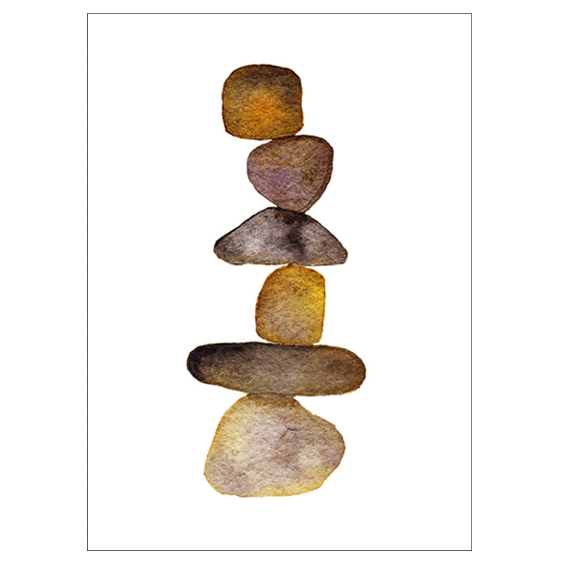 Limited Edition kunstplakat – Stones, nordisk naturmotiv af Mette Handberg
