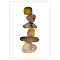Limited Edition kunstplakat – Stones, nordisk naturmotiv af Mette Handberg
