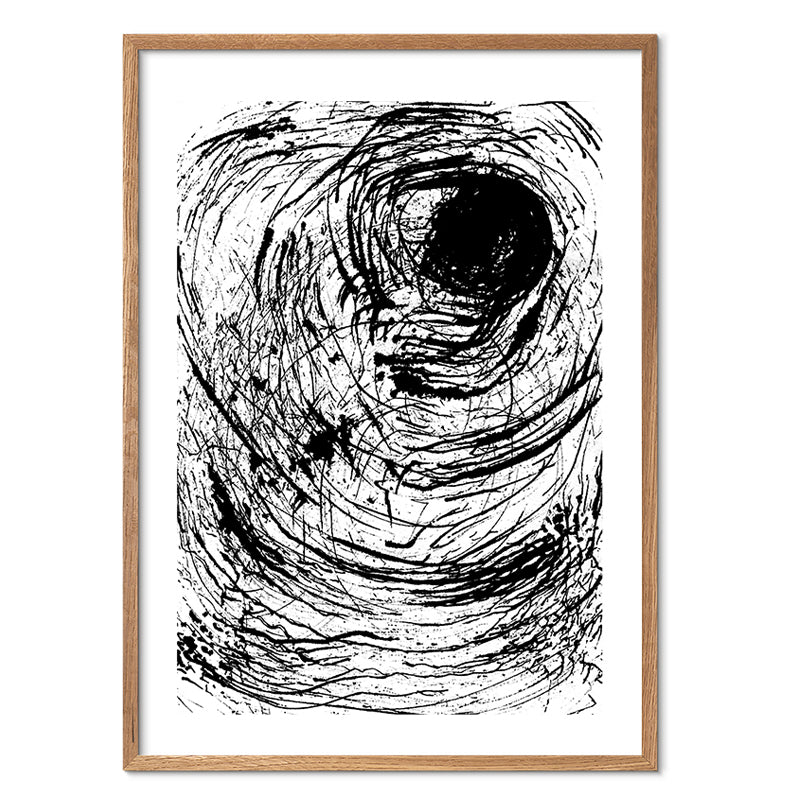 The Eye kunstplakat i egeramme – af Mette Handberg