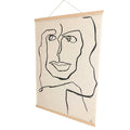 One Line Female Wall Hanging produktbillede af Mette Handberg