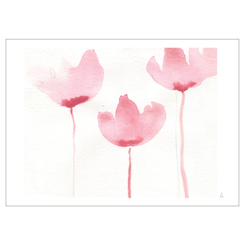 Water Lilies kunstplakat af Mette Handberg