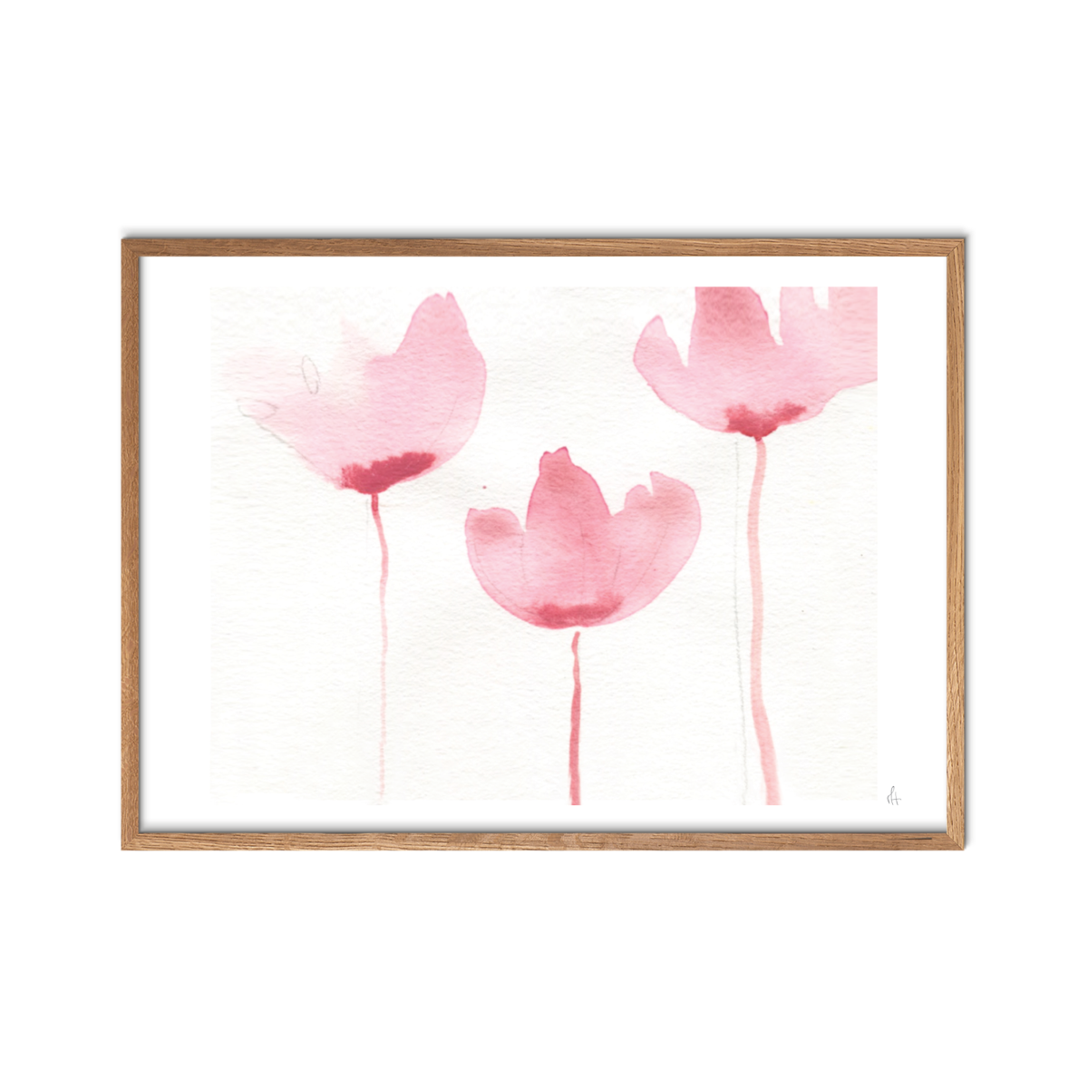 Water Lilies kunstplakat i egeramme