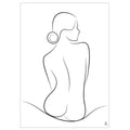 Wave Silhouette kunstplakat af Mette Handberg